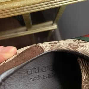 Gucci signature print new. NWT dust bag included Gucci | Shoes | Gucci Signature Print New Nwt Dust Bag  main image 4